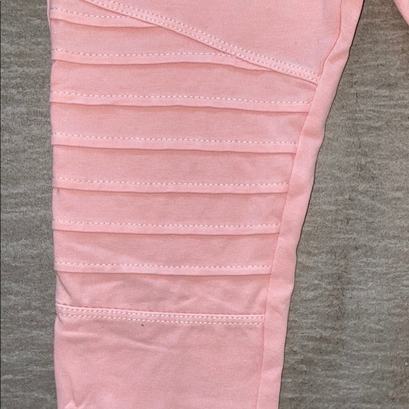 Tucker + Tate Stretch Cotton Moto Leggings in Pink - Picture 4 of 7